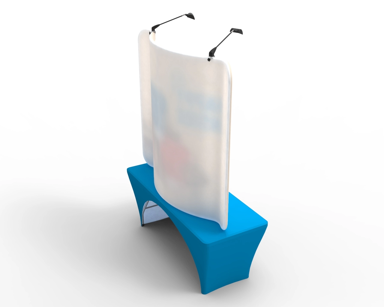 6ft Curved Tension Fabric Display