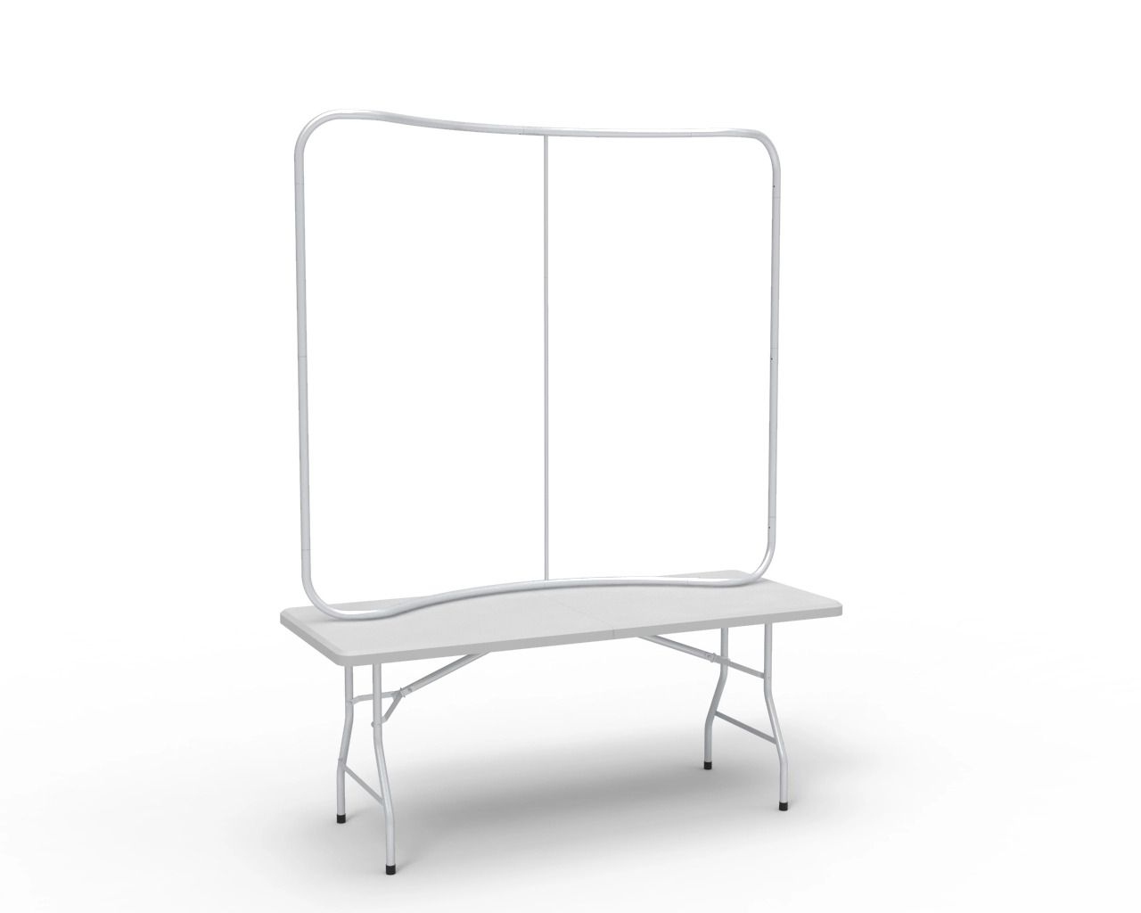 6ft Curved Tension Fabric Display