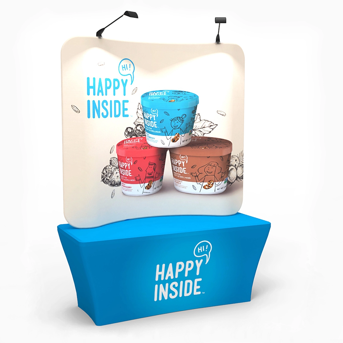 6ft Curved Tension Fabric Display