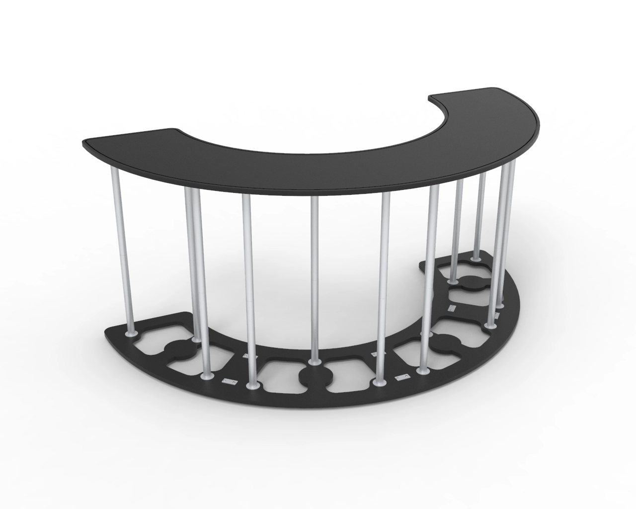  7ft Flex Trade Show Reception Desk 