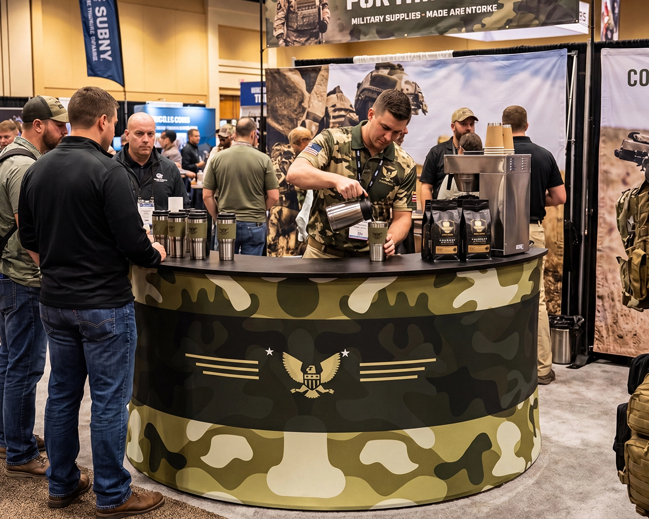  7ft Flex Trade Show Reception Desk 