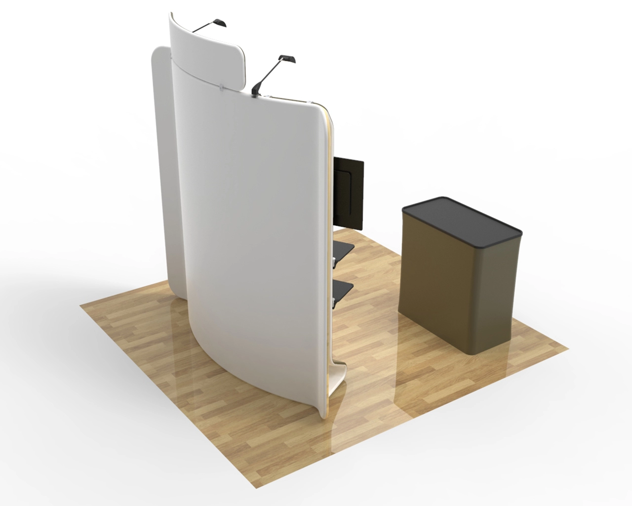8ft Curved FlexBooth™ Max Kit