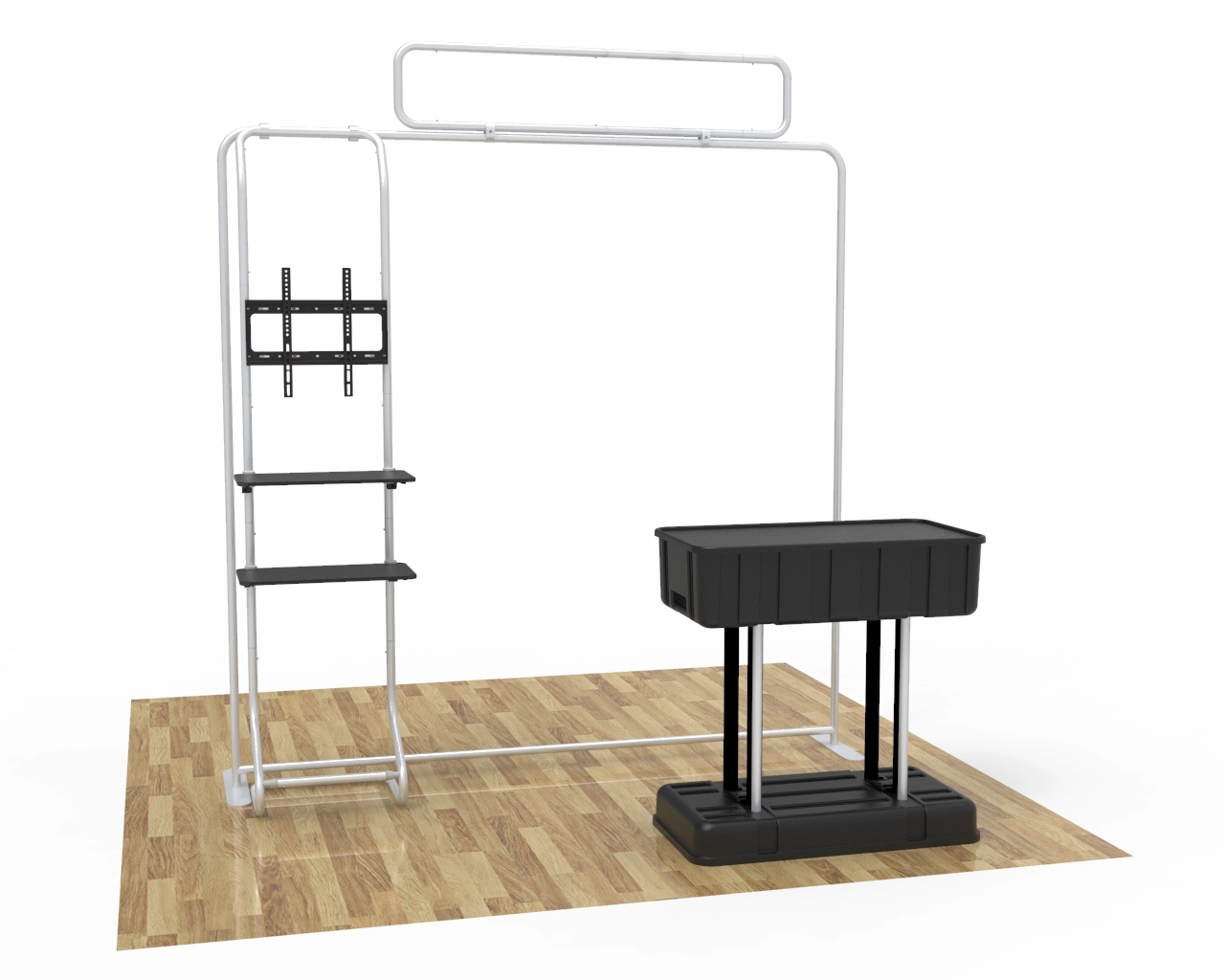 8ft Straignt FlexBooth™ Max Kit