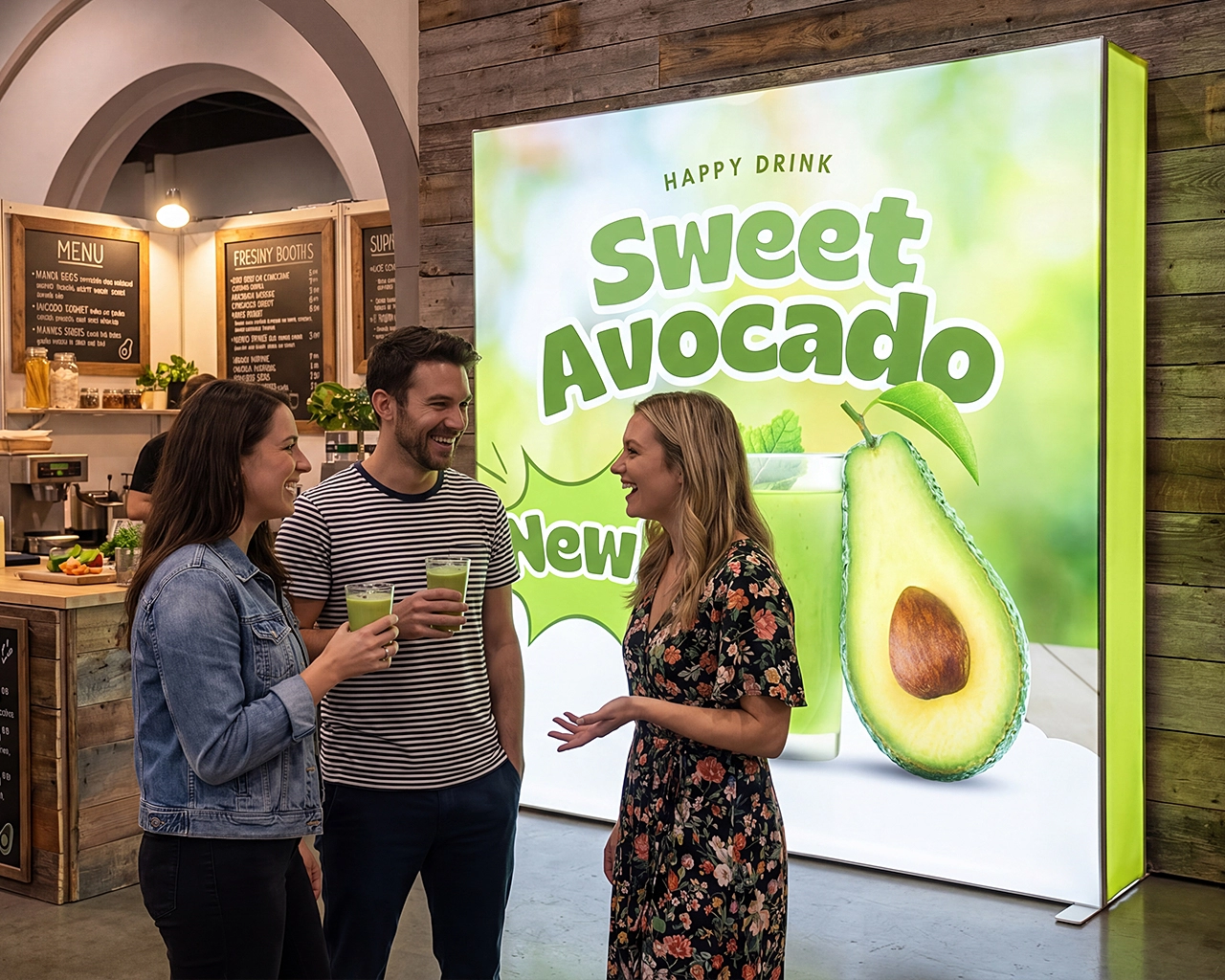 8ft SEGQuick™ Backdrop -Pop Up Backlit