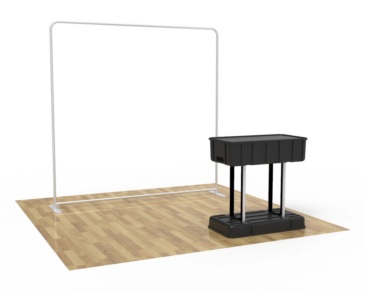 8ft Straight PortaZip™ Backdrop