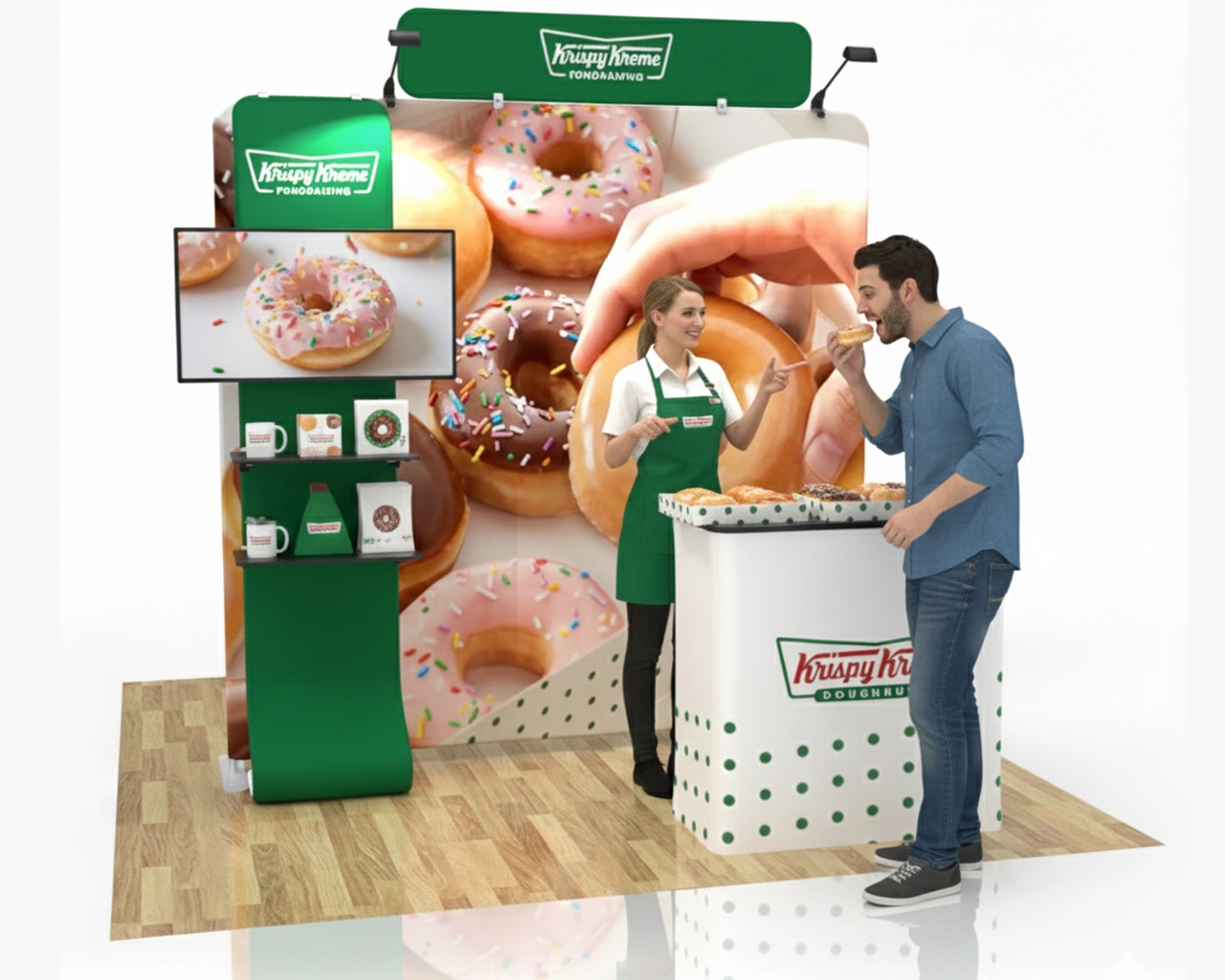8ft Straignt FlexBooth™ Max Kit