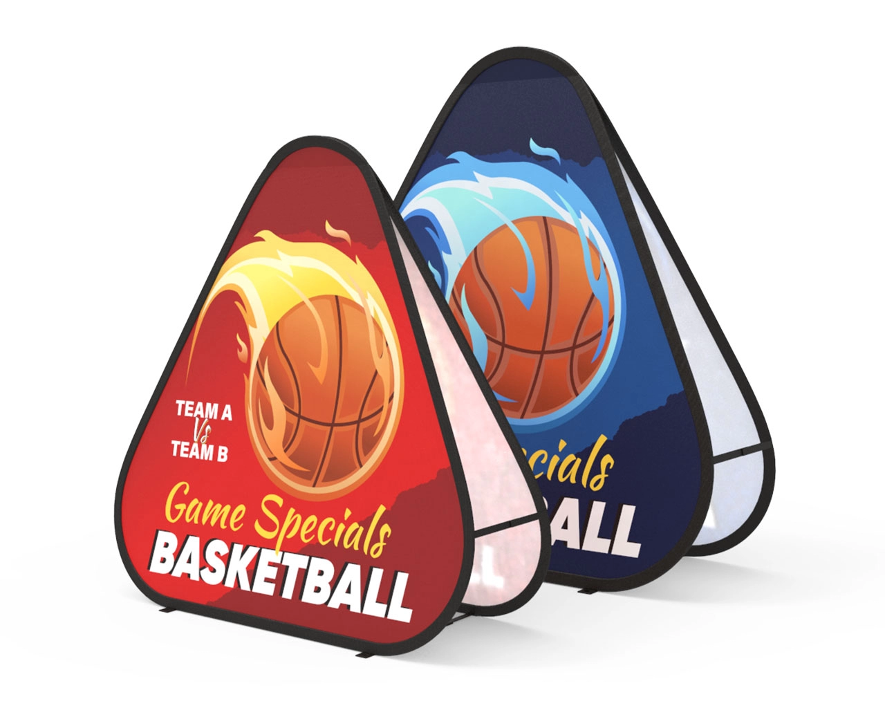Triangular A-Frame Banner Stand