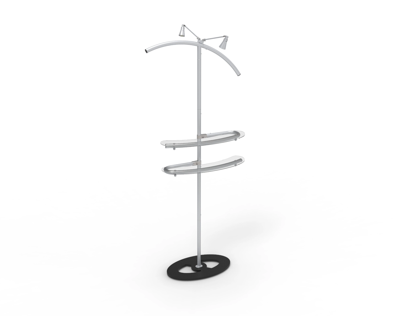 Angled Top Fabric Banner Stand 
