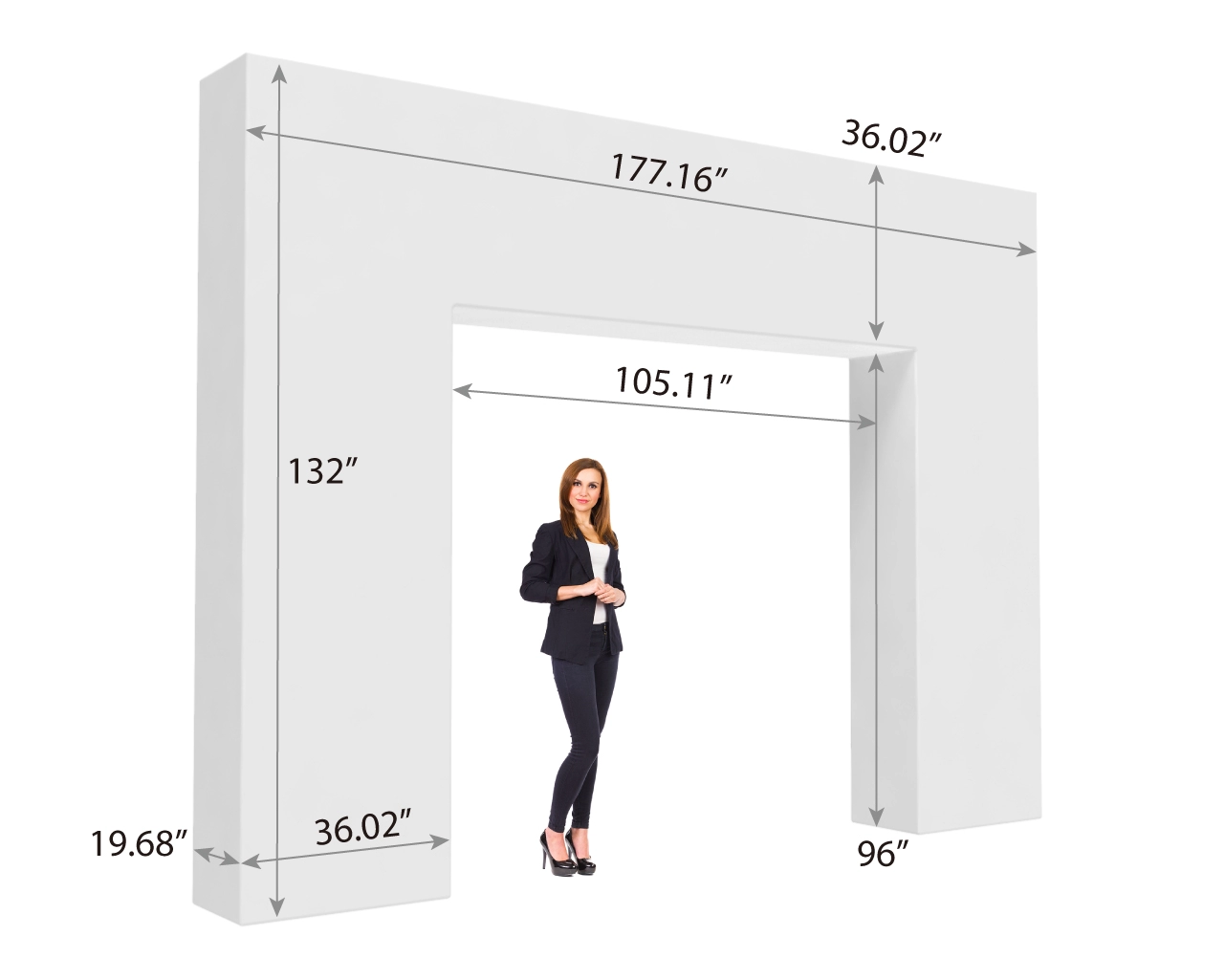 Custom LED Arch Display