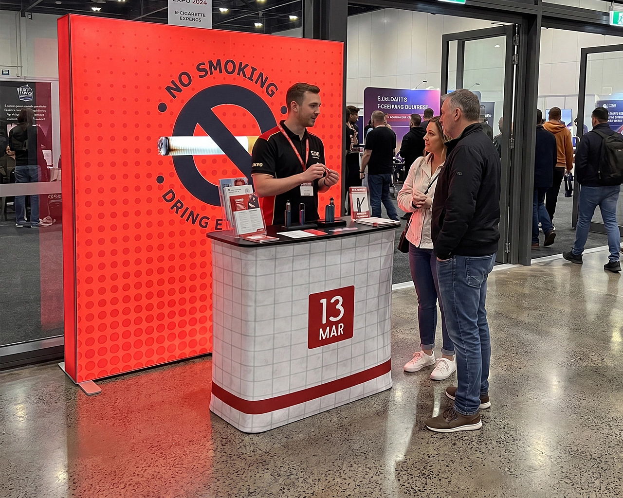 8ft SEGQuick™ Booth 29 - Pop Up Backlit