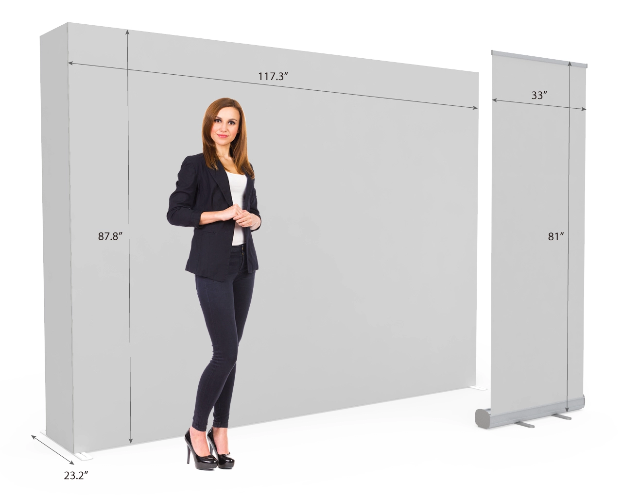 10ft SEGQuick™ Booth 24 - Pop Up Backlit