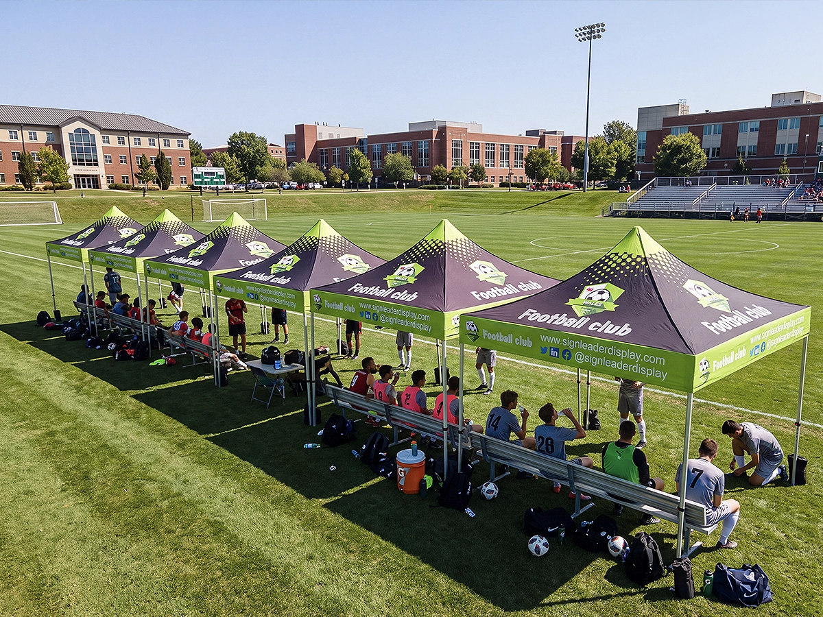 Custom 10x10 Pop Up Canopy Tent (Full Color)