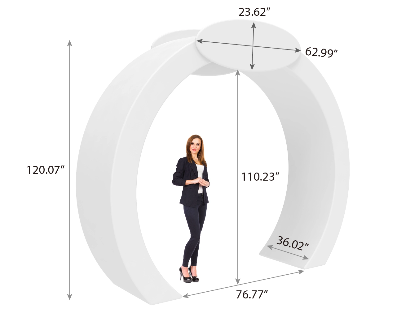 Custom Rectangular Trade Show Arch Display