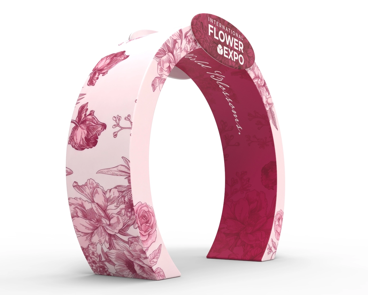 Custom Rectangular Trade Show Arch Display