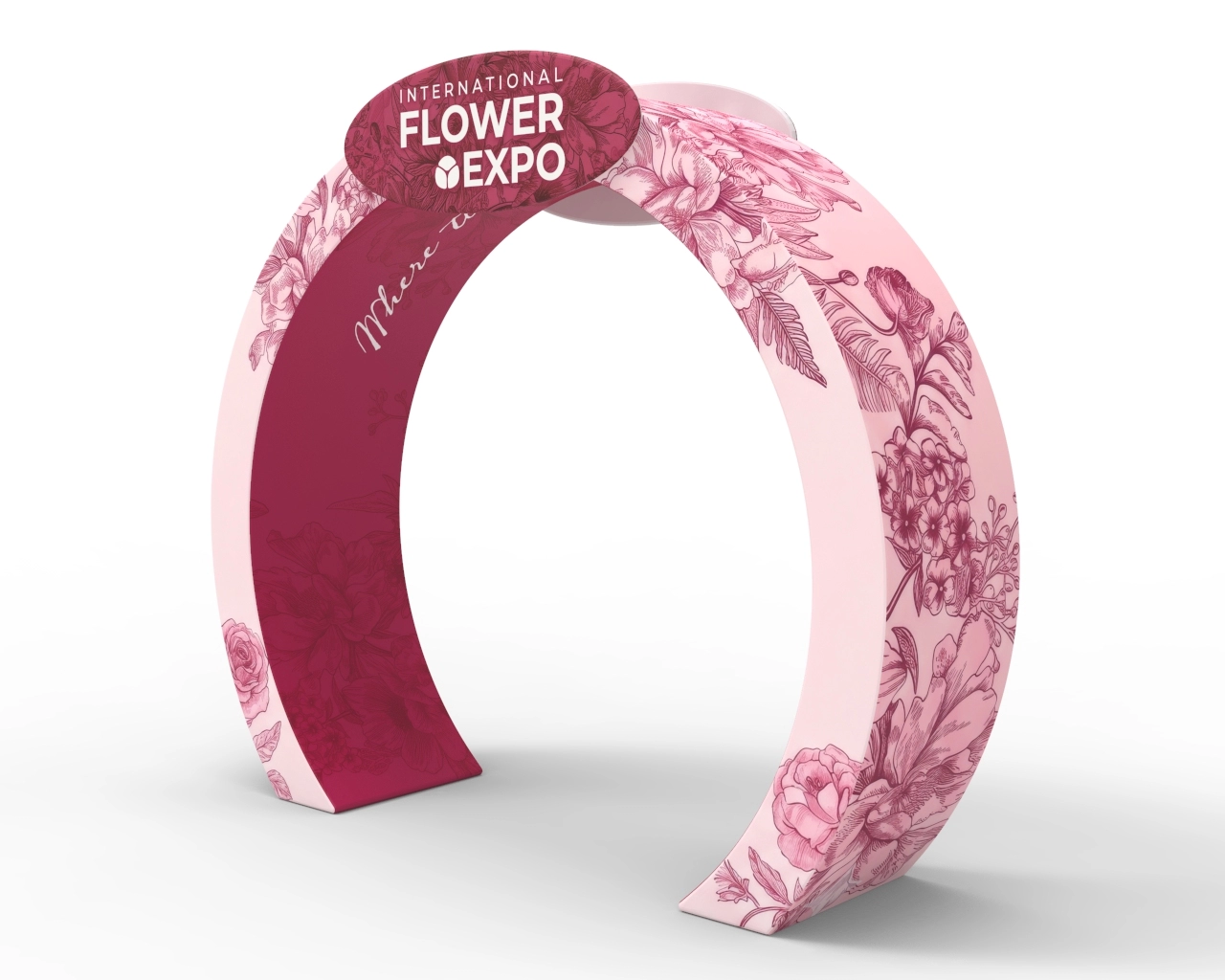 Custom Rectangular Trade Show Arch Display