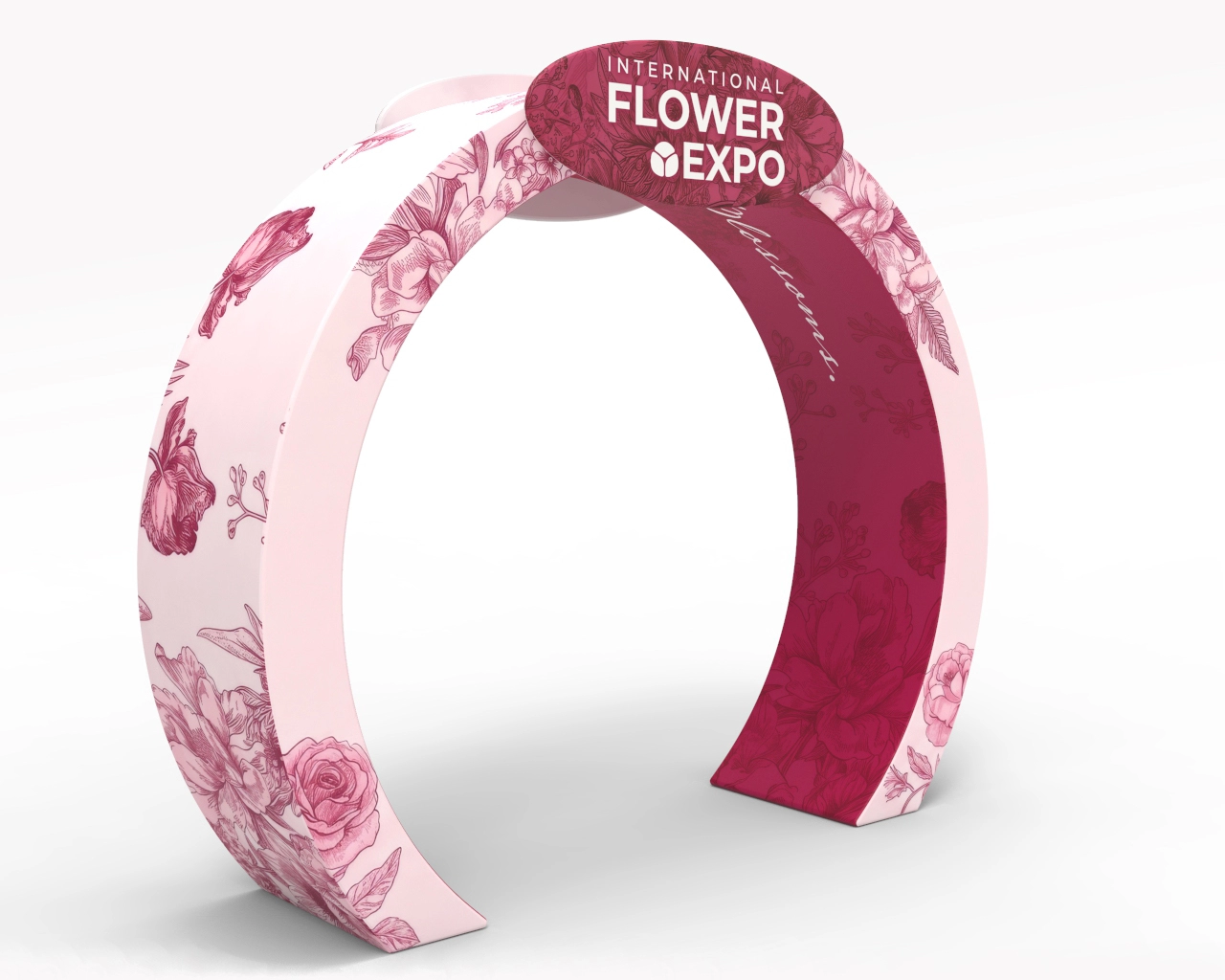 Custom Rectangular Trade Show Arch Display