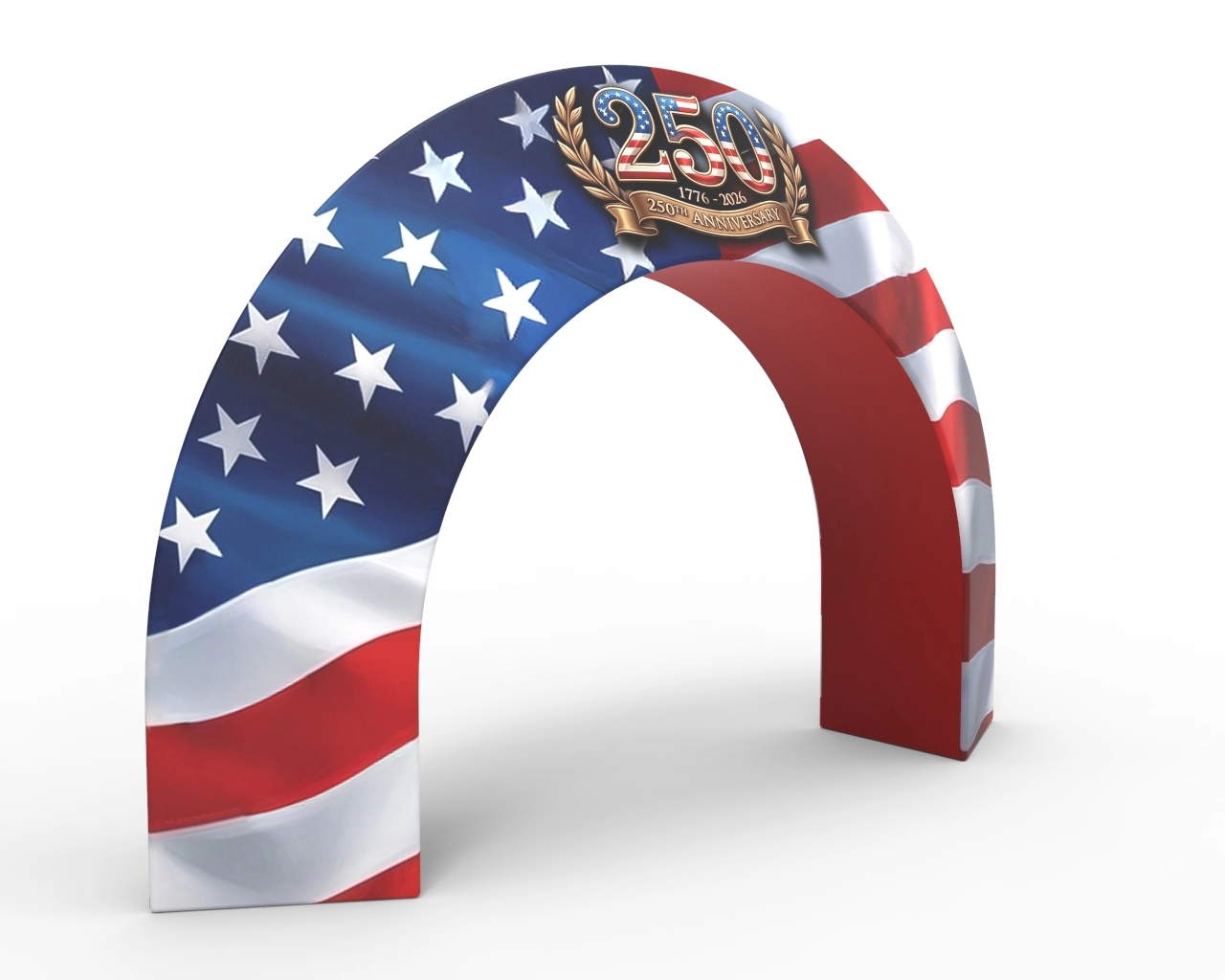 Custom Triangular Trade Show Archway Display