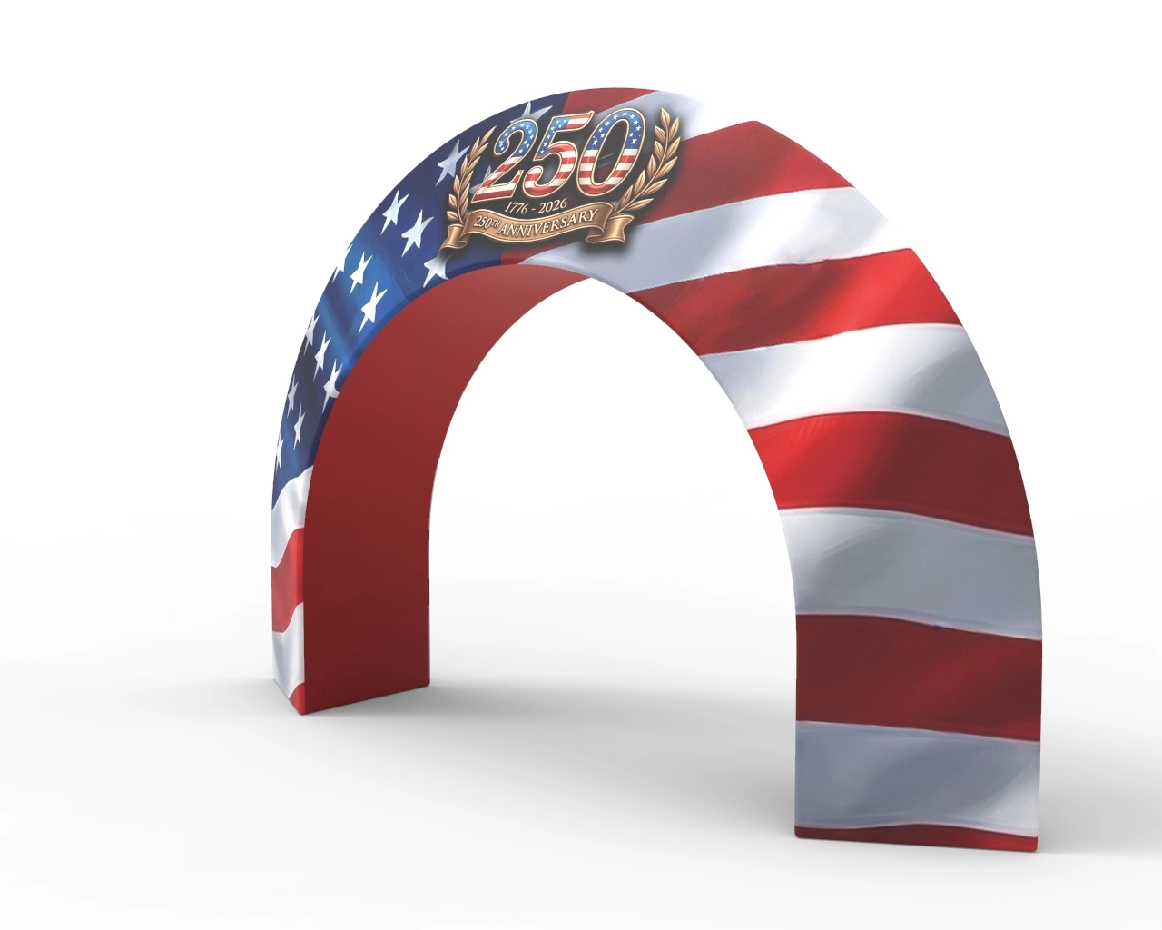 Custom Triangular Trade Show Archway Display