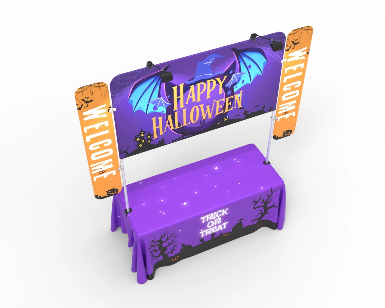 Double Header Tabletop Trade Show Displays