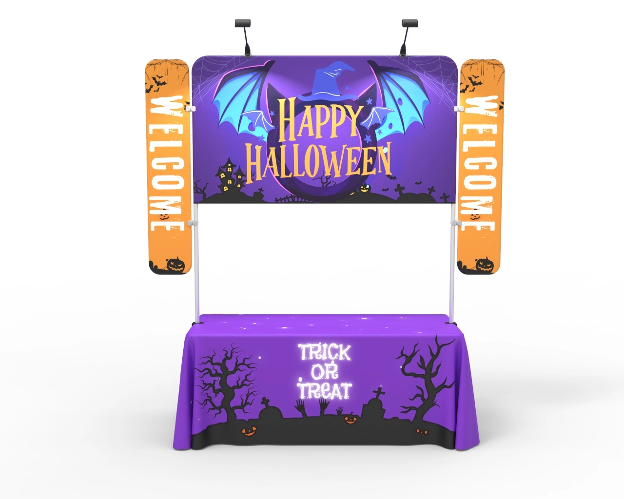 Double Header Tabletop Trade Show Displays