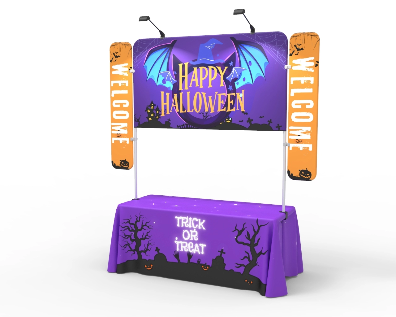 Double Header Tabletop Trade Show Displays