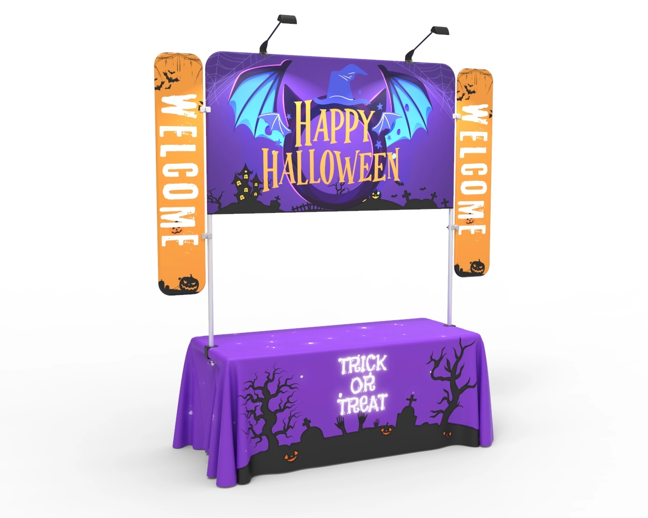 Double Header Tabletop Trade Show Displays