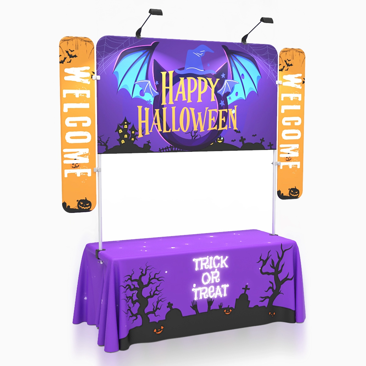 Double Header Tabletop Trade Show Displays