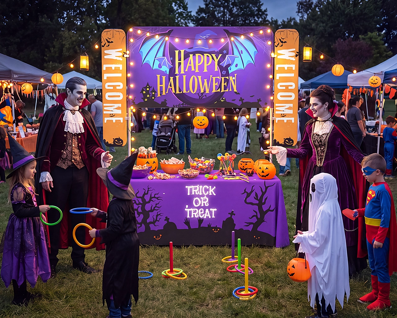 Double Header Tabletop Trade Show Displays
