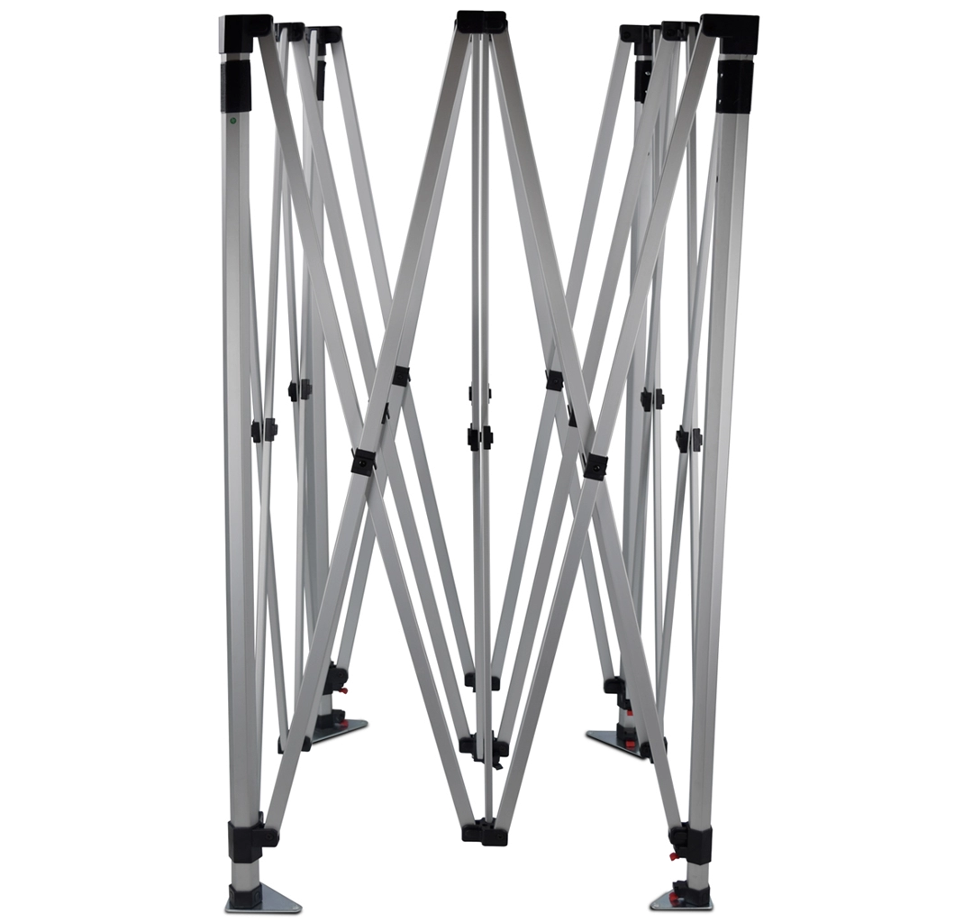 Custom Pop Up Canopy Tent 10x10 with Single-Sided Full Backwall & 2 x Single-Sided Full Sidewalls