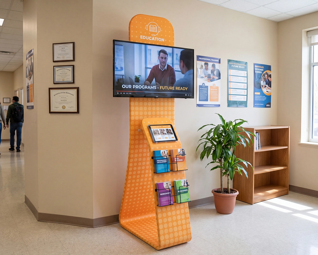 FlexScreen Media Brochure Banner Stand