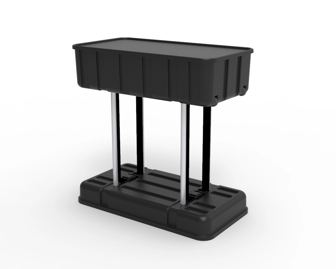 Heavy-Duty Transport Case to Trade Show Podium