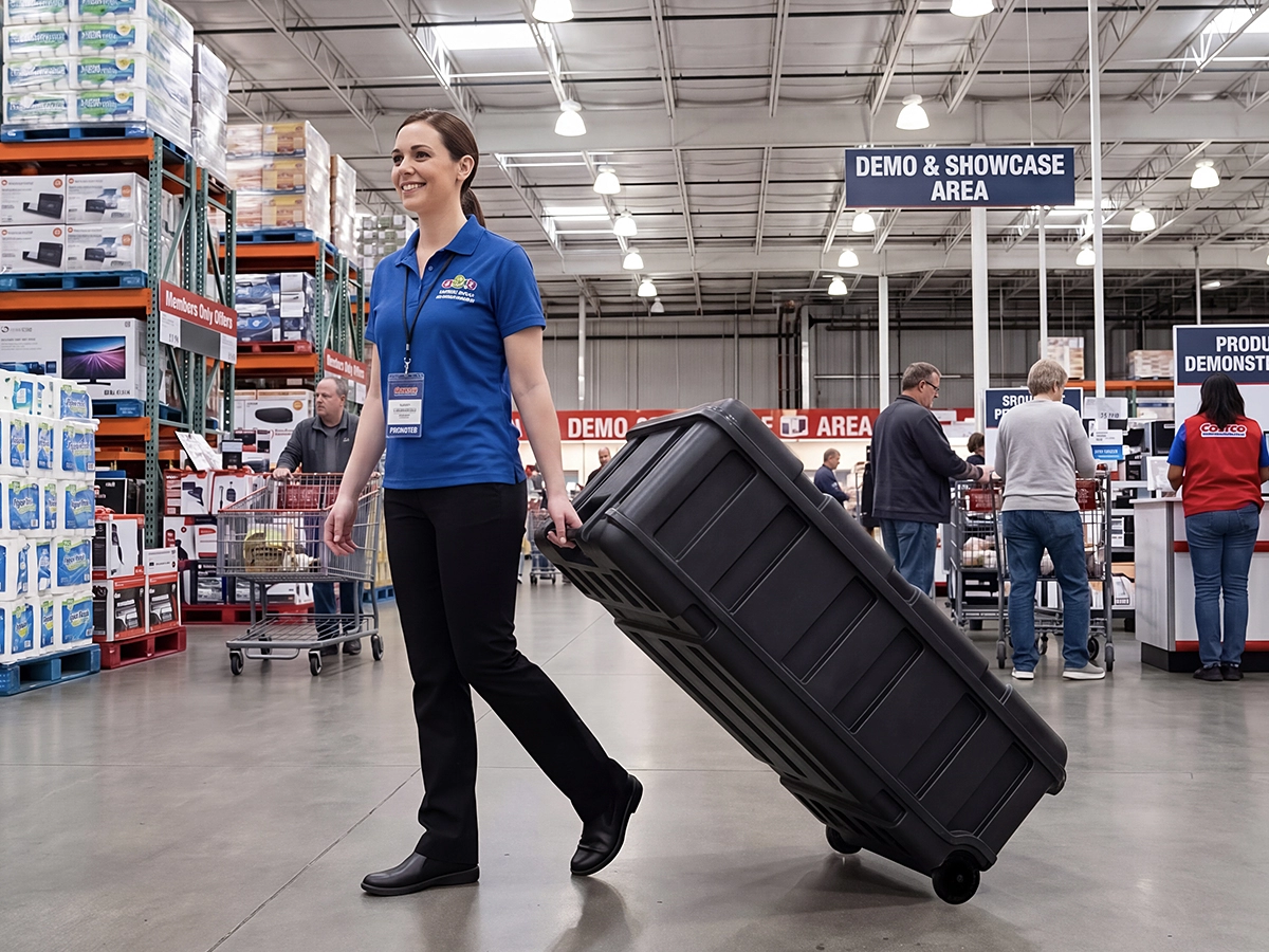 Heavy-Duty Transport Case to Trade Show Podium