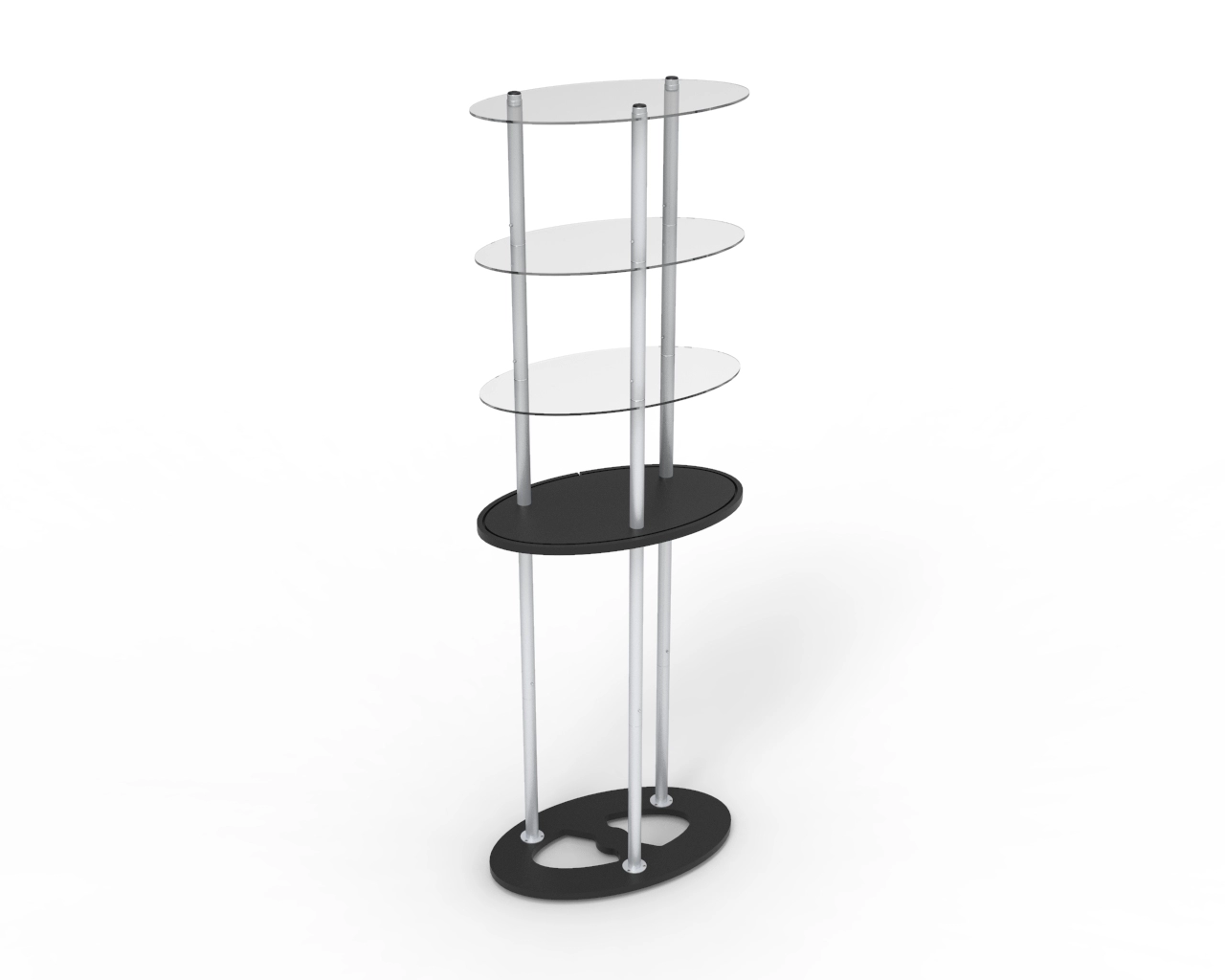 Oval TradeTower Display
