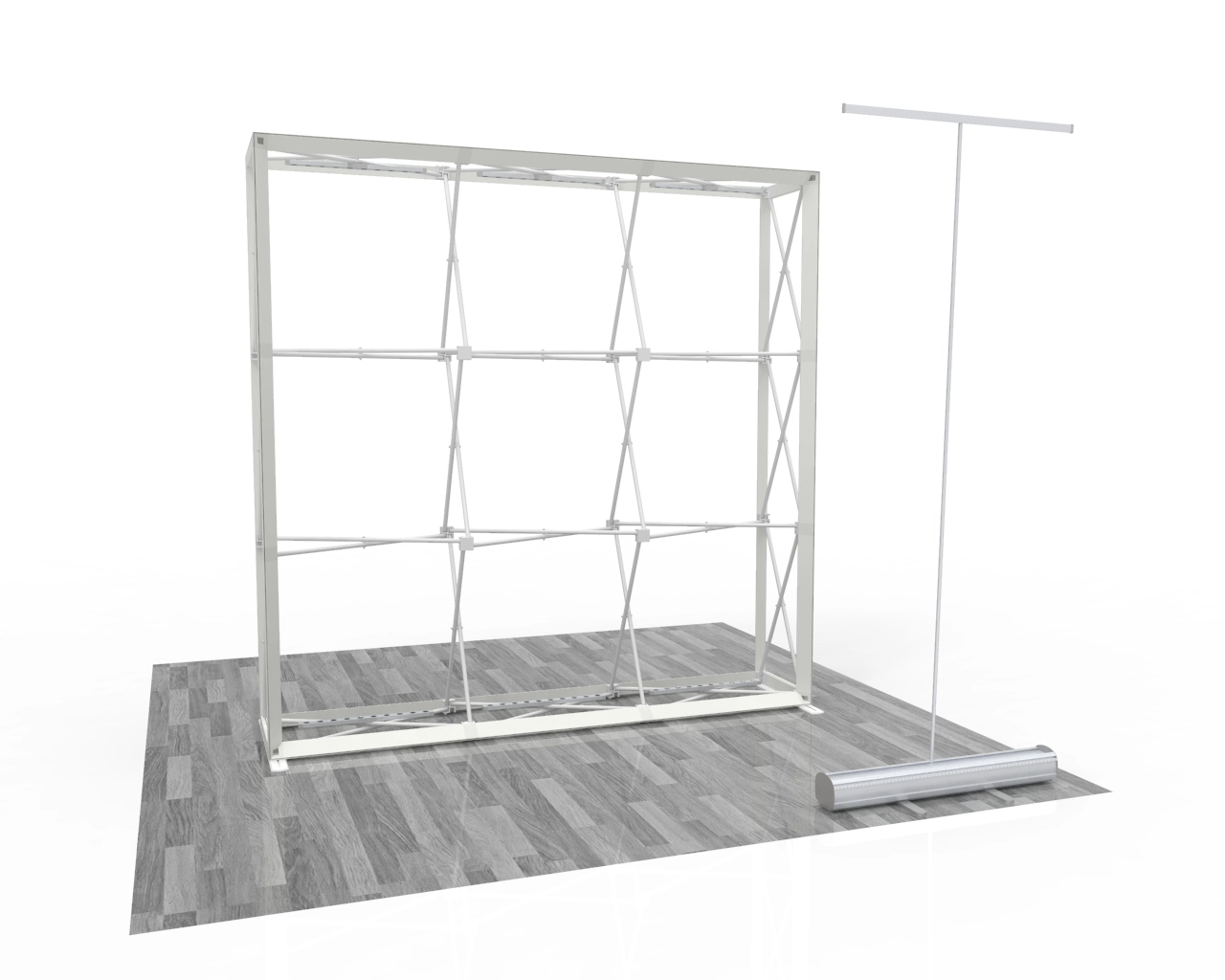 8ft SEGQuick™ Booth 28 - Pop Up Backlit