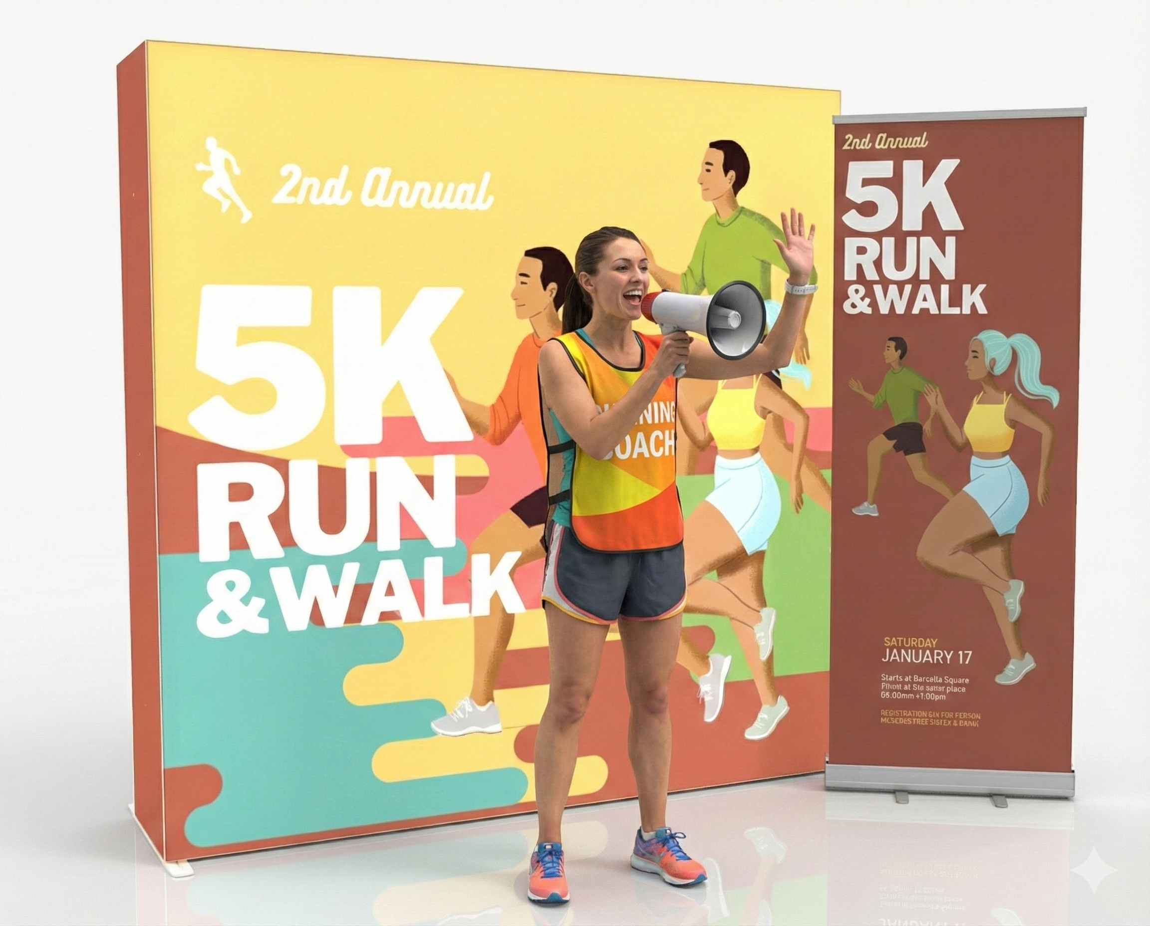 8ft SEGQuick™ Booth 28 - Pop Up Backlit