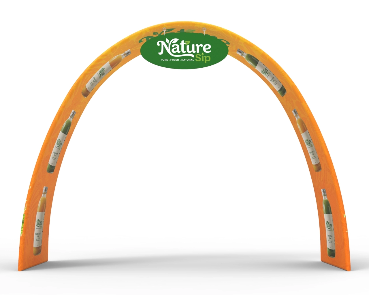 Custom Ribbon Trade Show Arch Banner