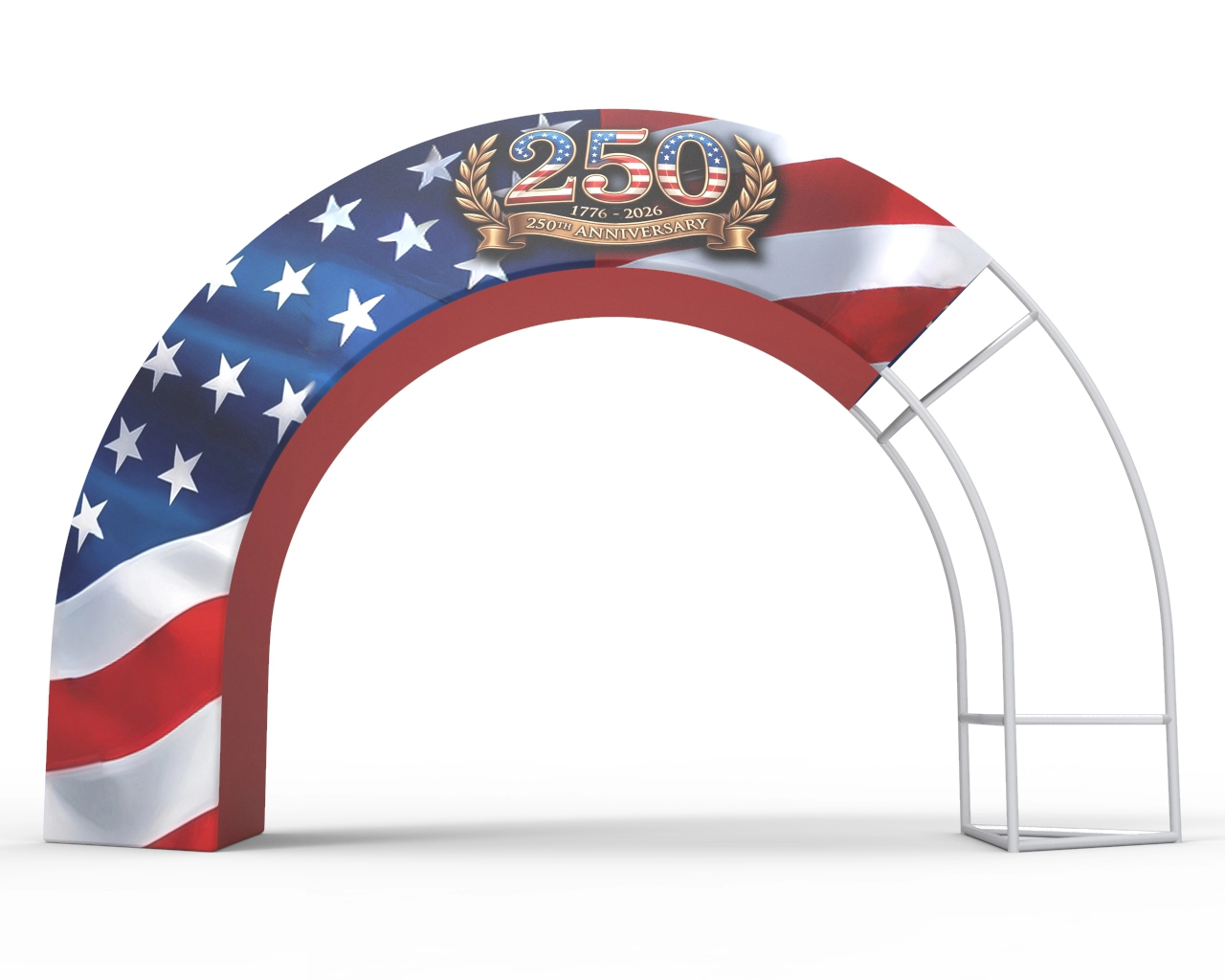 Custom Triangular Trade Show Archway Display