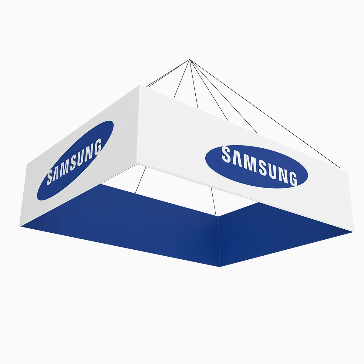 15ft Rectangular Trade Show Hanging Sign