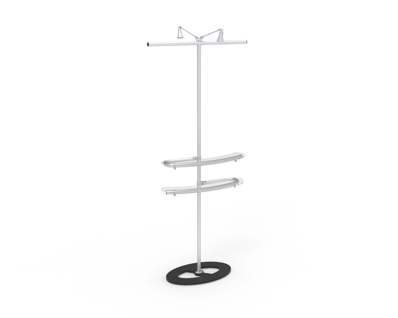 Straight Top Fabric Banner Stand 
