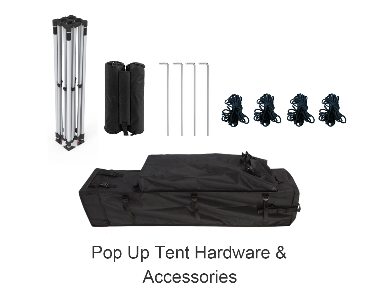 Unprinted Red 10 x 10 Pop Up Canopy Tent 