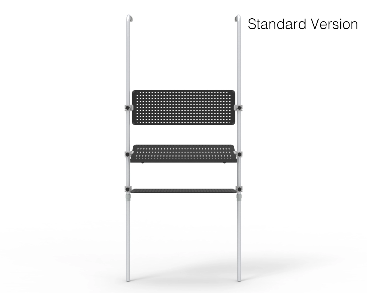 TriStyle Black Aluminum Shelves